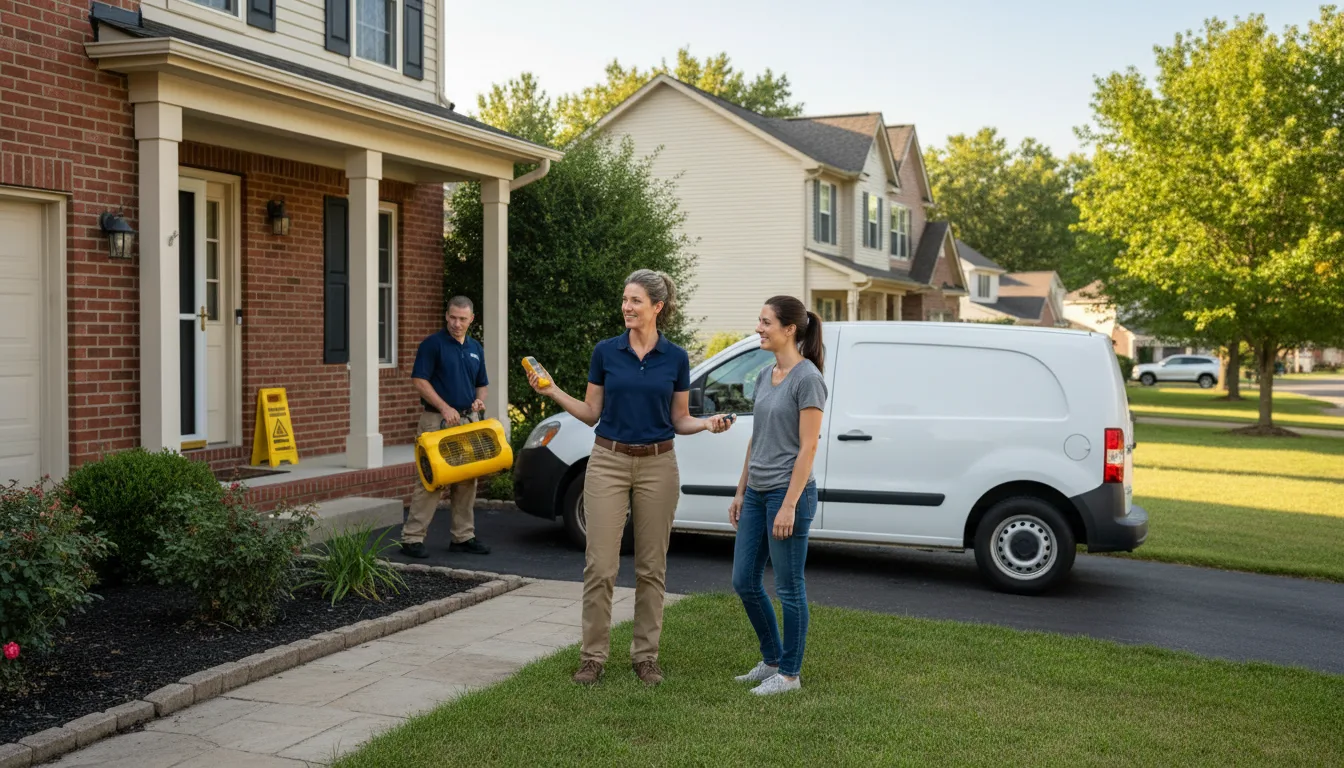 Water restoration image for Flood Water Cleanup, Removal And Restoration Services in Brown City, MI
